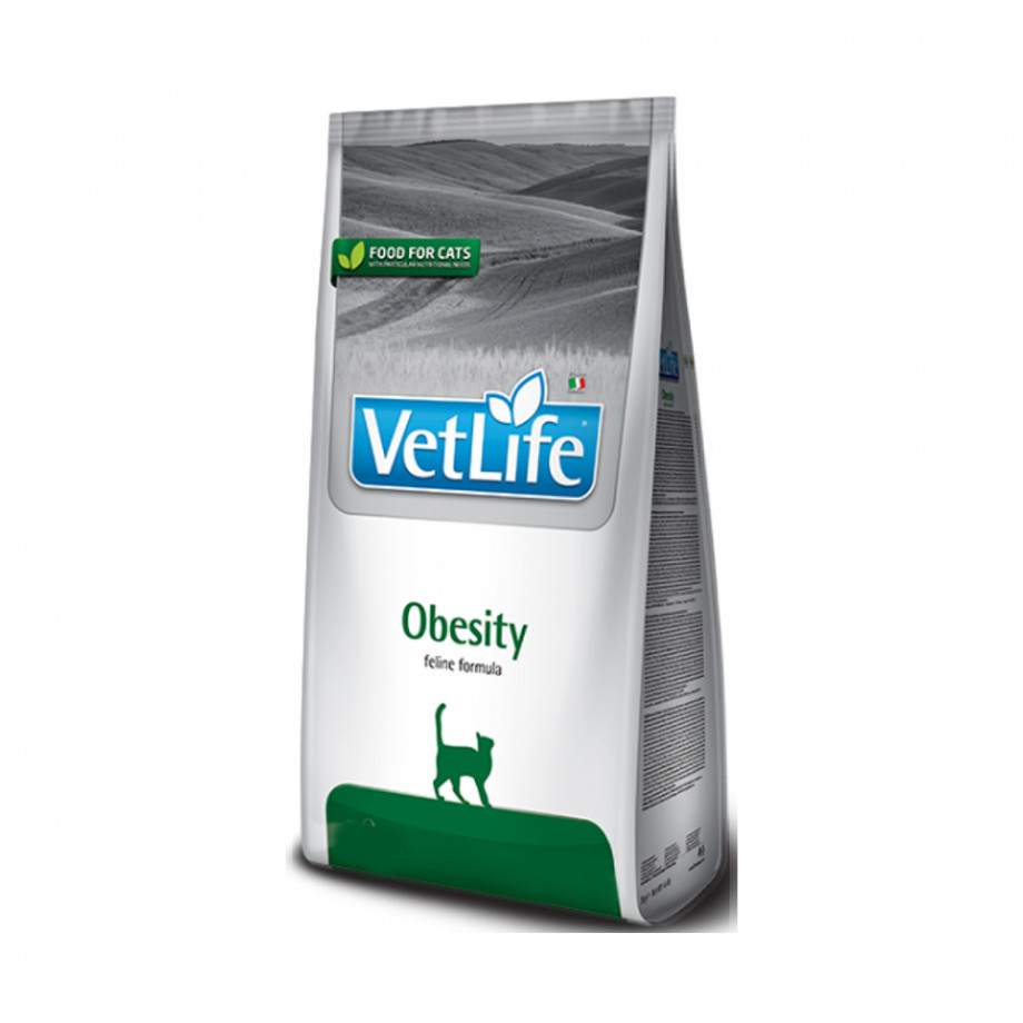 Ração Vet Life Obesity Para Gatos - Controle De Peso 400g