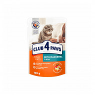 CLUB 4 PAWS ADULT CATS ΣΚΟΥΜΠΡΙ ΣΕ ΣΑΛΤΣΑ 100gr