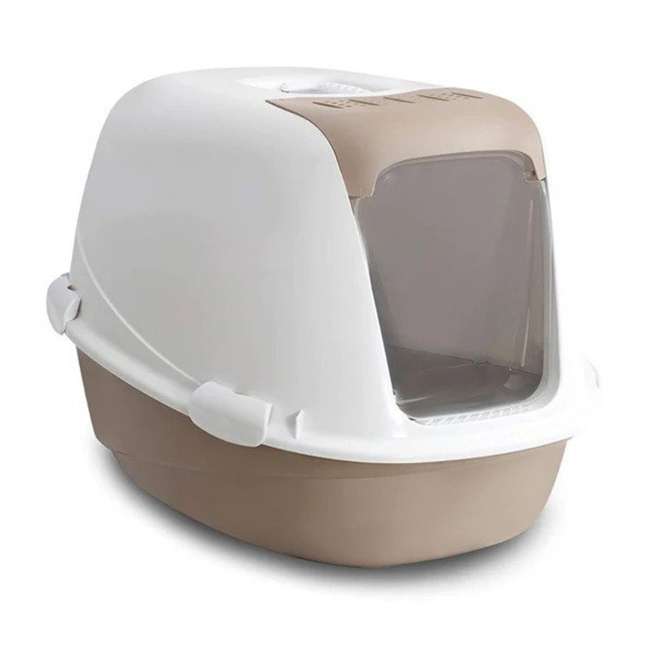 Maison De Toilette Pour Chat MP Bergamo - Design Italien Avec Filtre à Charbon Actif Jaune, Facile à Nettoyer - 7