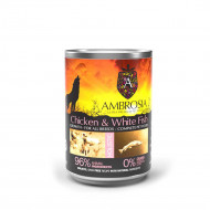 AMBROSIA PUPPY WET FOOD CHICKEN & WHITE FISH 400gr