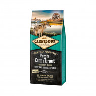 CARNILOVE FRESH ADULT CARP & TROUT 12kg