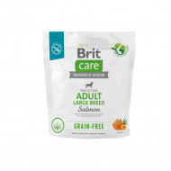 BRIT CARE GRAIN FREE ADULT LARGE BREED SALMON 1kg