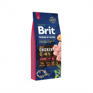 BRIT PREMIUM BY NATURE JUNIOR LARGE CHICKEN 15kg