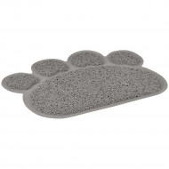 CAT LIT TRAY MAT PAW ANT GREY 40x30cm