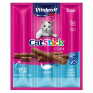 VITAKRAFT CAT-STICK MINI ΣΟΛΟΜΟΣ ΚΑΙ ΠΕΣΤΡΟΦΑ 18gr 3pcs