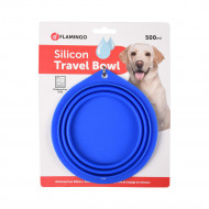 TRAVEL BOWL SILICON BLUE 500ml