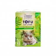 ΑΜΜΟΣ ΓΑΤΑΣ PERFECT CARE CAT TOFU ΜΕ ΠΡΑΣΙΝΟ ΤΣΑΙ 14lt (2x7lt)