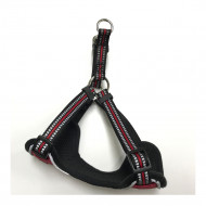 GOGET SOFT REFLECTIVE CHEST HARNESS RED LARGE 2.5x66-81cm