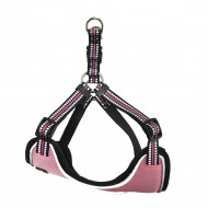 GOGET SOFT REFLECTIVE CHEST HARNESS PINK SMALL 1.5x41-51cm