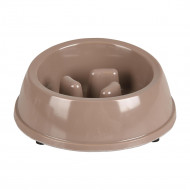 FEEDING BOWL MANGI SLOW FEEDER TAUPE MELAMINE 225ml